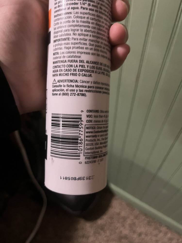 Sanded Ceramic Tile Caulk