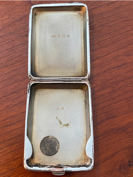 Silver Matchbook (Vesta) Case - 1925 - Birmingham - Joseph Gloster