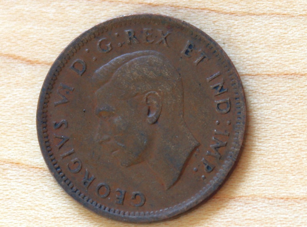 1940 Canada 1 Cent George VI