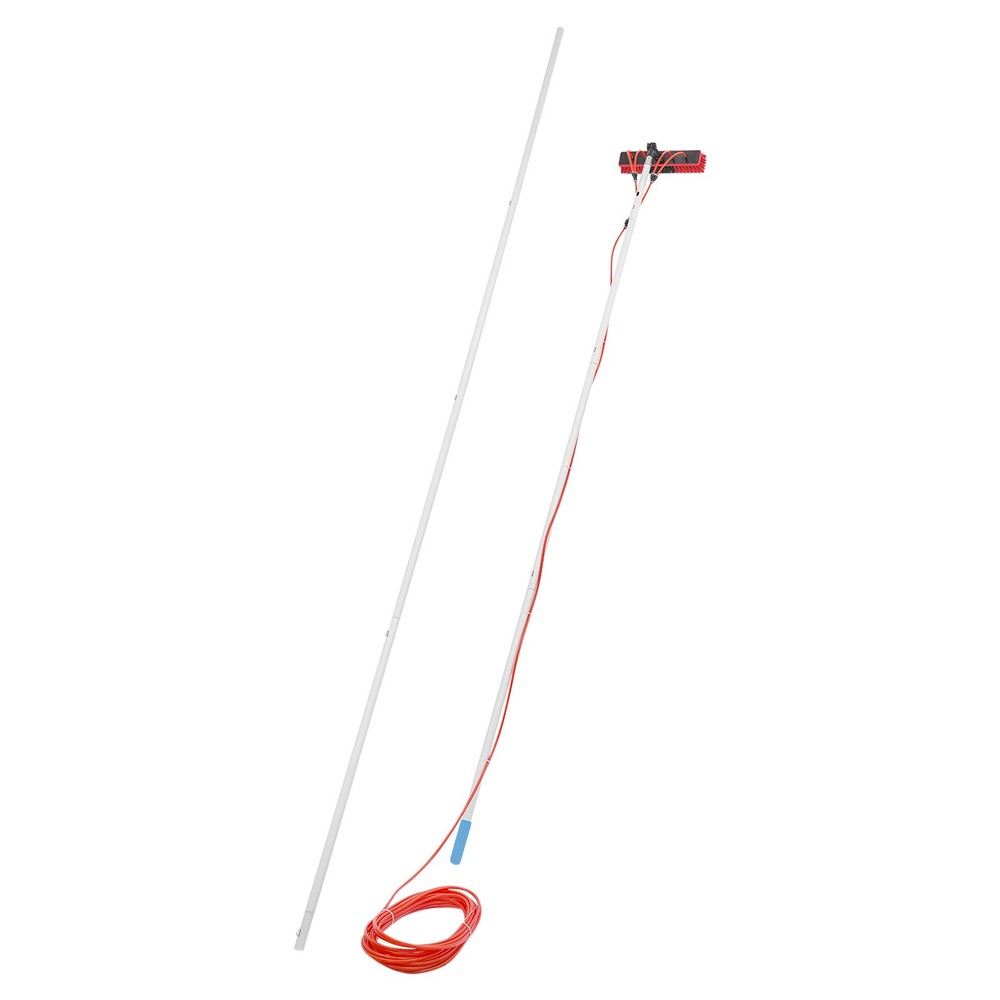 Solar Panel Cleaning Brush & Pole Kit Window Cleaner 10m Cleaning System