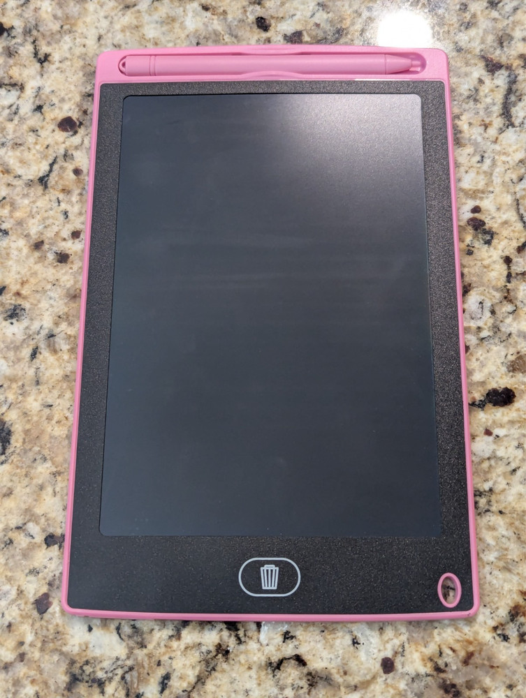 Writing Tablet Digital Write & Erase 5.5" x 8.5" Drawing Board Lock/Unlock Pink