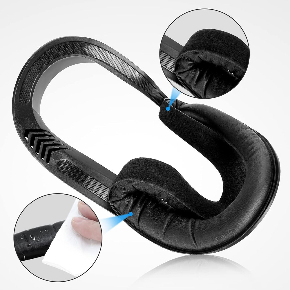 Facial Interface & Face Cover Pad for Oculus Quest 2, Sweat-Proof PU Foam Cushio