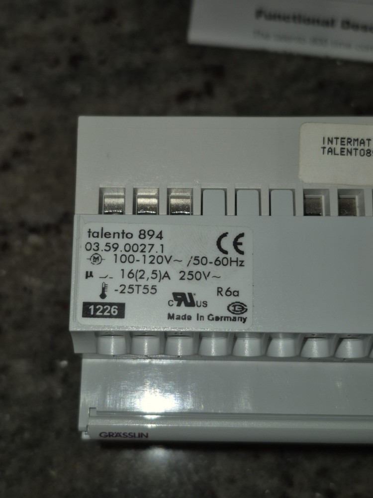 Intermatic TALENTO894-120 Four Channel Electronic Time Switch ~ Grasslin
