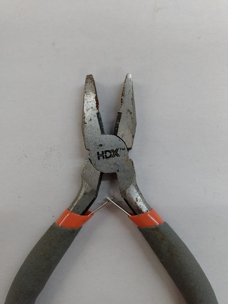 HDX Pliers 5" Gray Rubber Comfort Grip