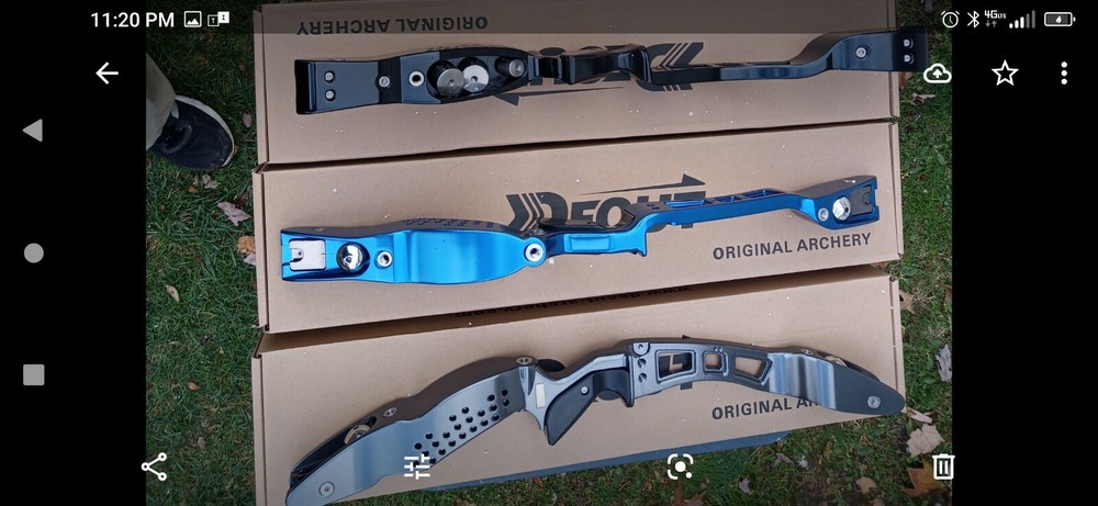 Decut Barebow For Target/Field Archery- grey color only-bowhas4slots4weights
