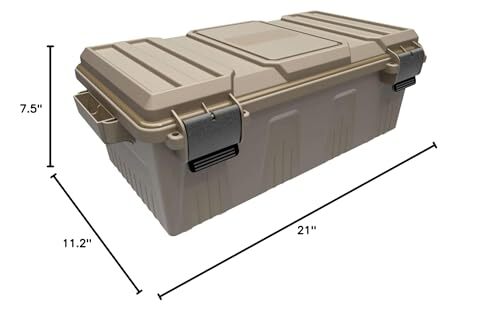 Ammo Crate Utility Box Plastic Hard Case Storage Ammunition Bullets Dividers