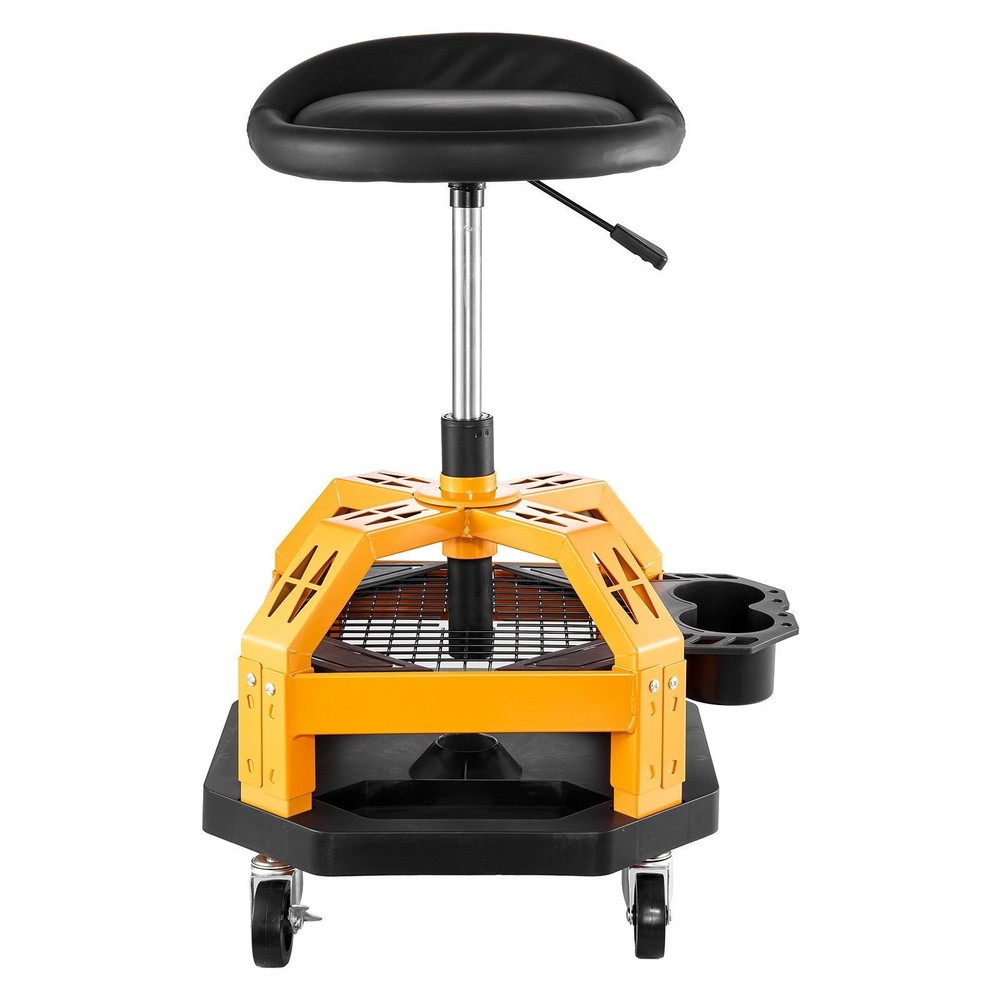 Rolling Repair Stool 300lb Capacity Garage Ready Height Adjustable Feature