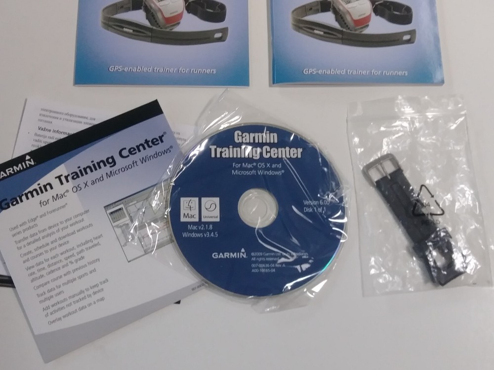 Garmin Training Center Version 6 CD-ROM 2009 + Forerunner 205/305 Manual