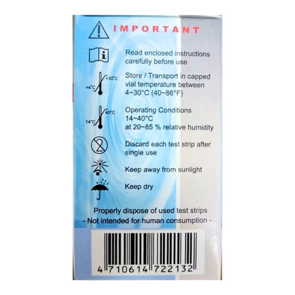 Easy Touch Test Strips For BLOOD CHOLESTEROL Level Check (10 Test Strips)