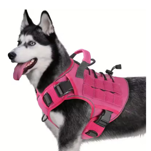 Tactical Dog Harness with Handle – Heavy Duty No-Pull Pet Vest with Adjustable