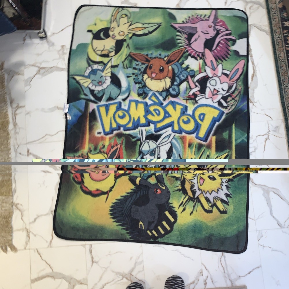 Eevee Eeveelution Blanket Pokemon 43”X 56”