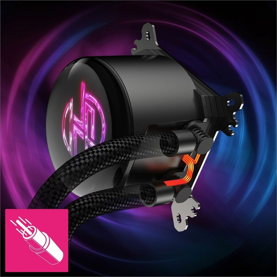 MSI MPGCORELIQUIDP13360 360mm ARGB Liquid CPU Cooler With LCD Screen Black