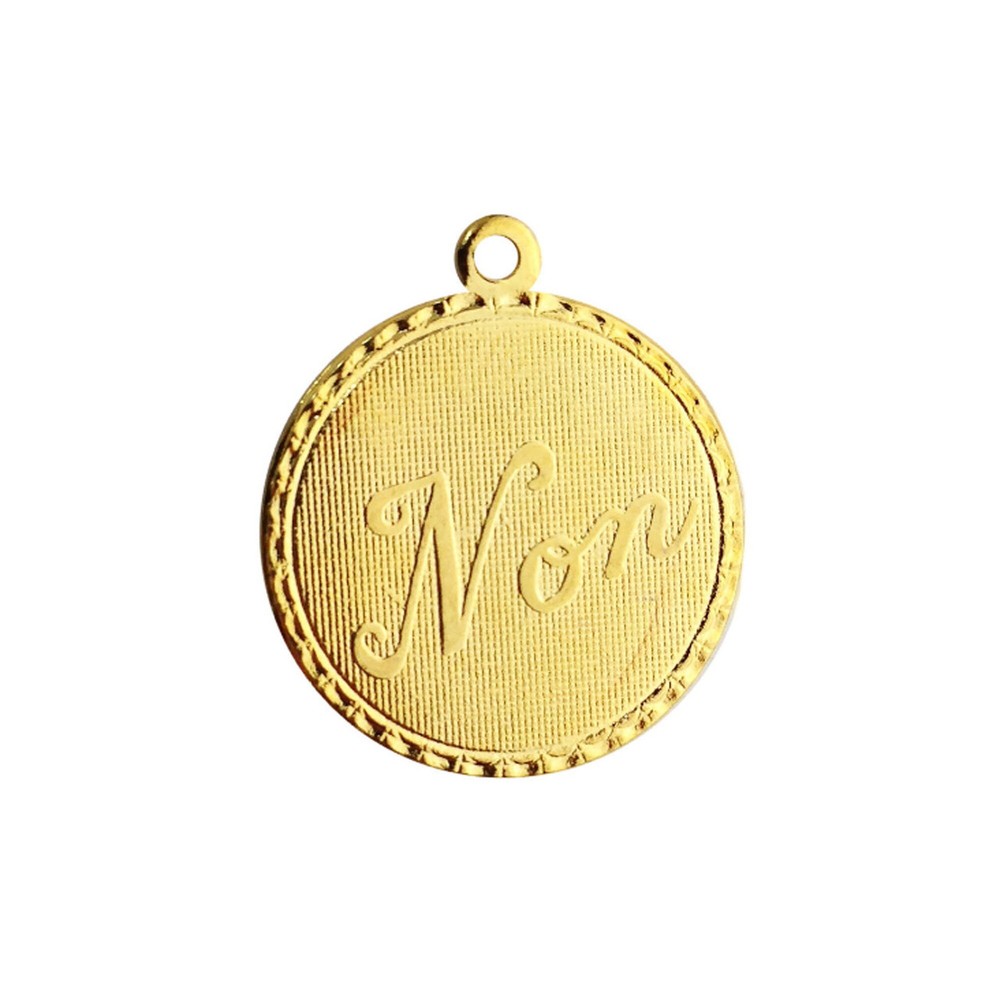 Non (No) Word Charm with Loop (4)