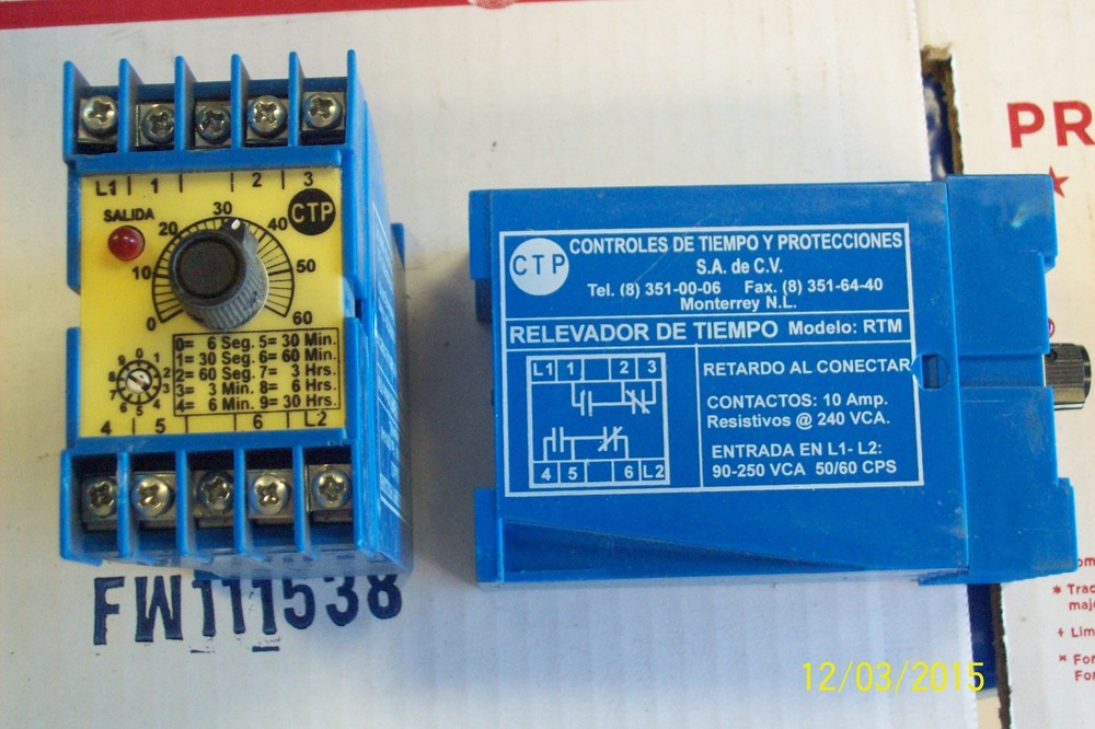 (1) CTP TEMPERATURE CONTROL , MODEL RTM