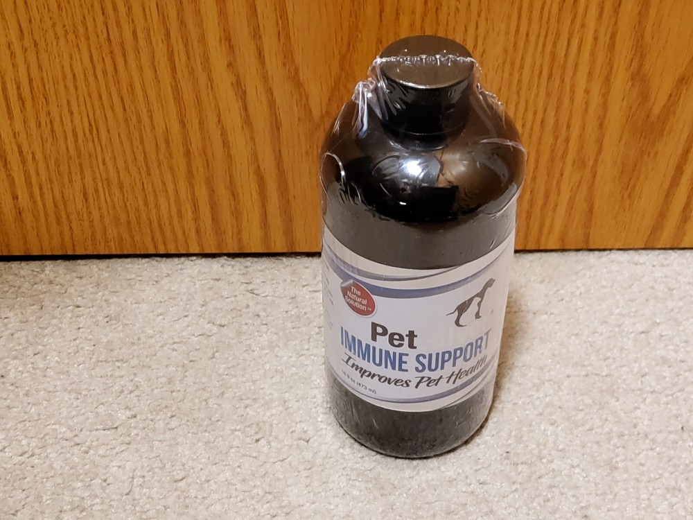 PetSilver Immune Support - Patented Chelated Silver Solution - 16 Fl Oz Sealed