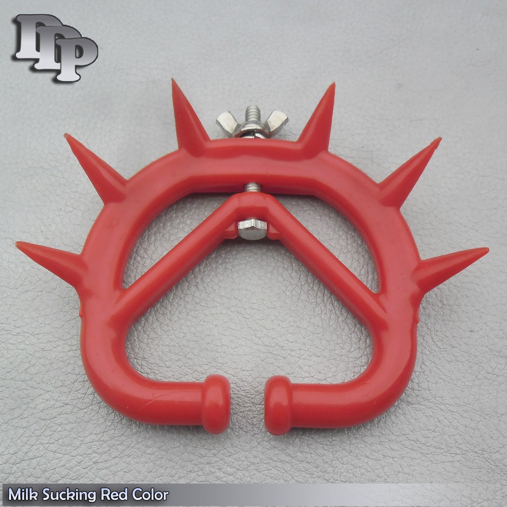 Milk Sucking Preventor Veterinary Instruments Red Color