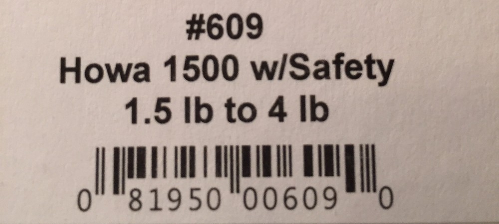 Timney Trigger 609 Howa 1500 w/ Safety Adjustable Pull #609 Black
