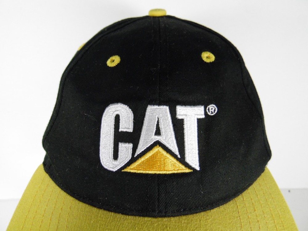 CAT CATERPILLAR Heavy Equipment Advertising Dean Engine Systems SNAPBACK Cap Hat