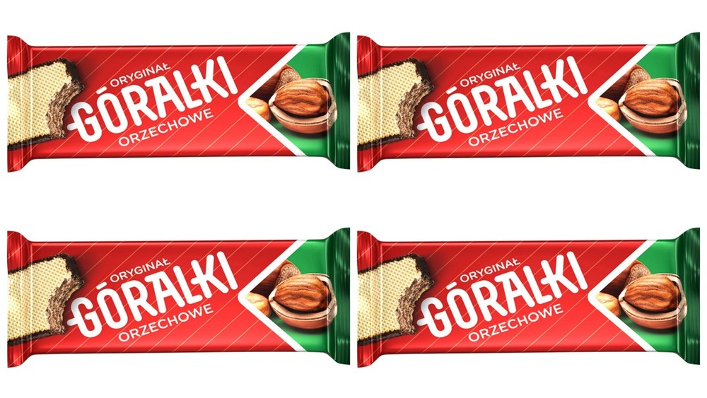 4 x Goralki Original Nut Crispy Wafers 4 x 45g