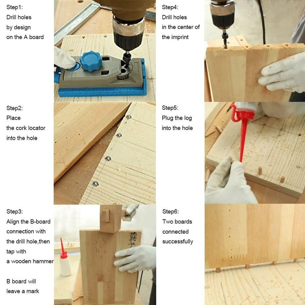 New High Quality Dowel Centre Point Dowel Centers 8Pcs Solid 8mm 8pcs/Set