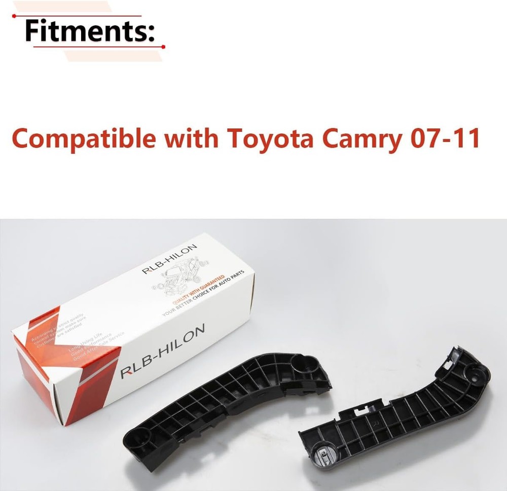 1Pair Front Bumper Bracket Compatible with Camry 2007 2008 2009 2010 2011 Year,