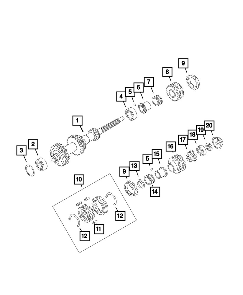 Genuine Mopar Ring 68316423AA