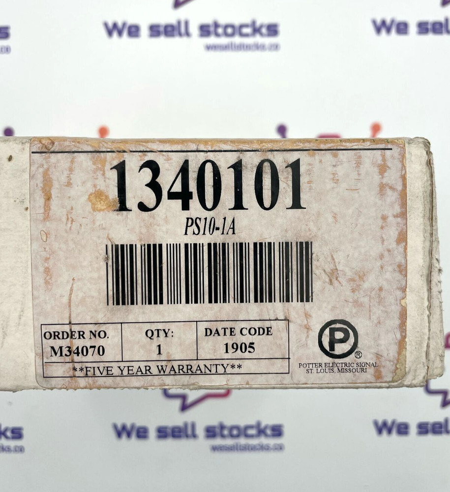 POTTER PS10-1A Pressure Type Waterflow Switch