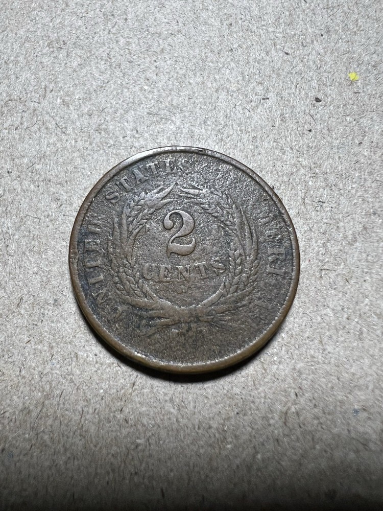 1864 2 Cents Piece
