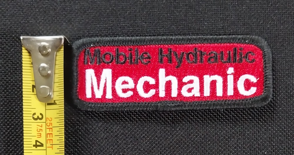 Embroidered PATCH ~ Mobile Hydraulic MECHANIC
