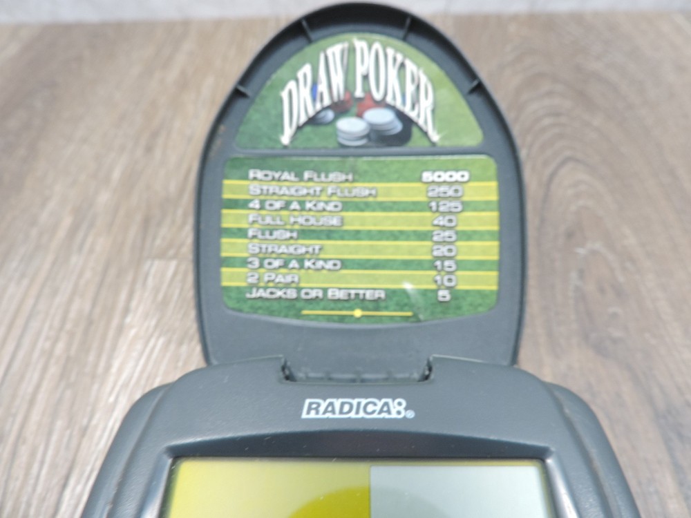 Radica Draw Poker 1999 Tested Works