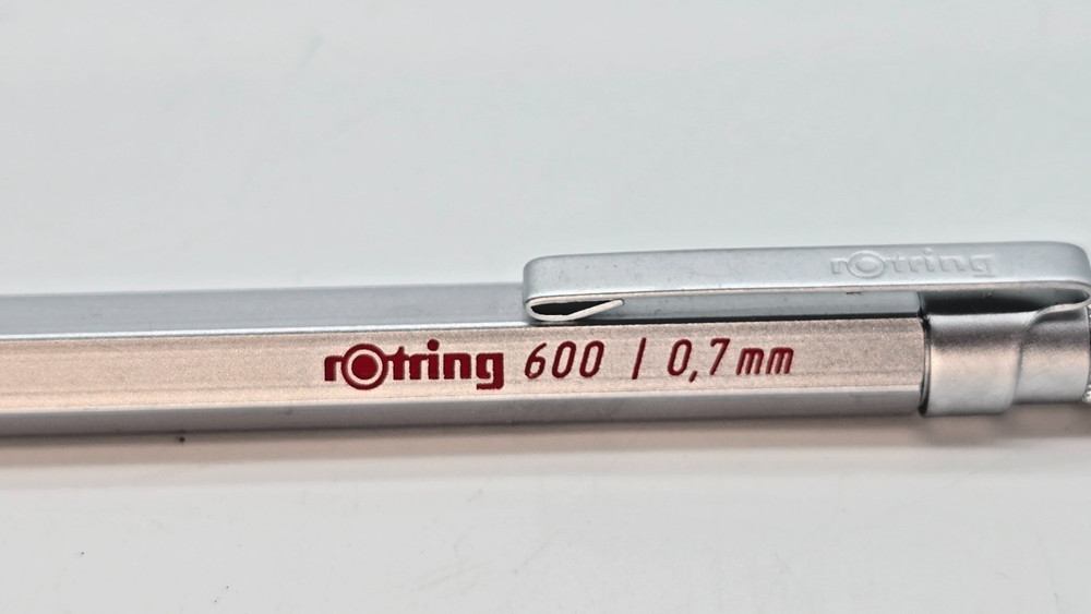 Rotring 600 Drafting Mechanical Pencil .7 mm silver