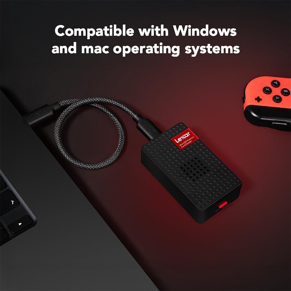 Lexar microSDXC Express UHS-II USB 3.2 Gen 2 Card Reader