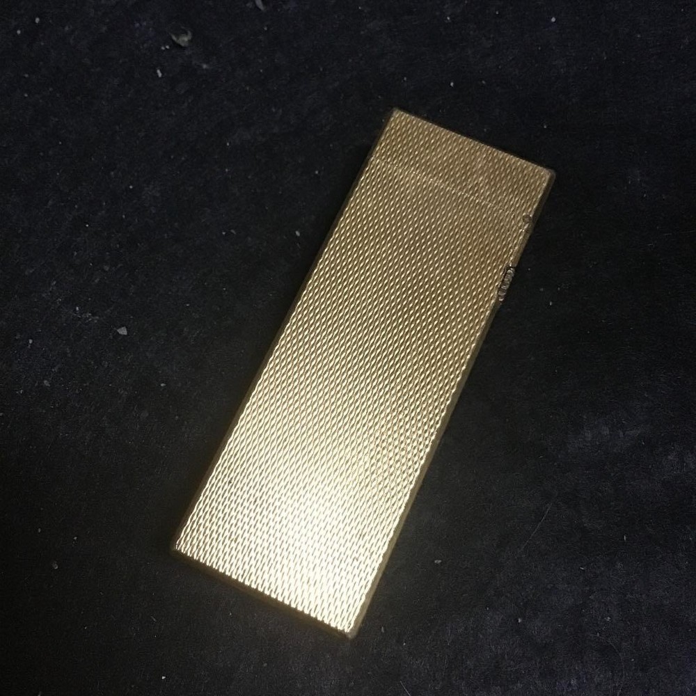 Overhauled Dunhill Rollagas lighter Gold without box