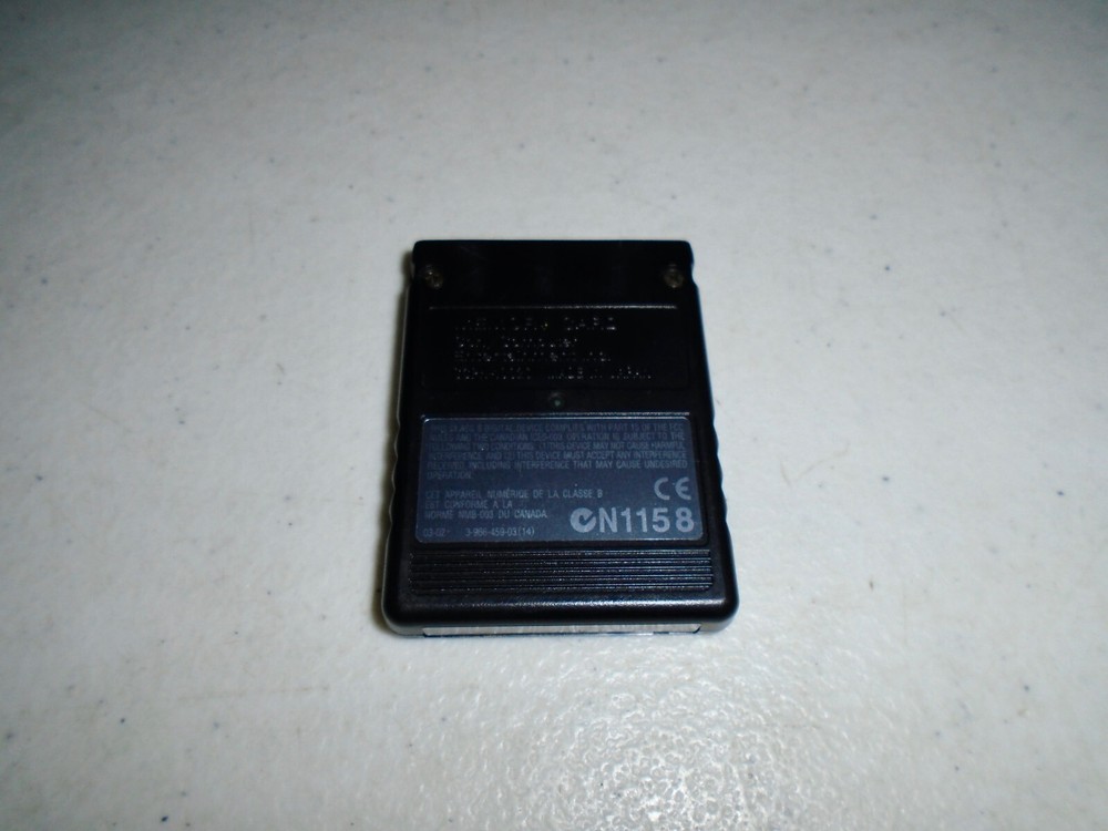 Official Sony 8MB Memory Card with Marvel vs Capcom 2 ALL 56 Characters Save PS2