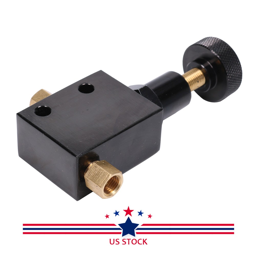Universal Type Black Aluminum Knob Adjustable Disk Brake Proportioning Valve