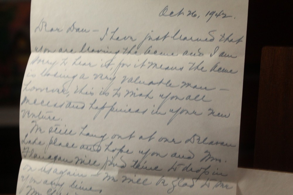 Vintage WWII 1942 Letter and Envelope Homefront