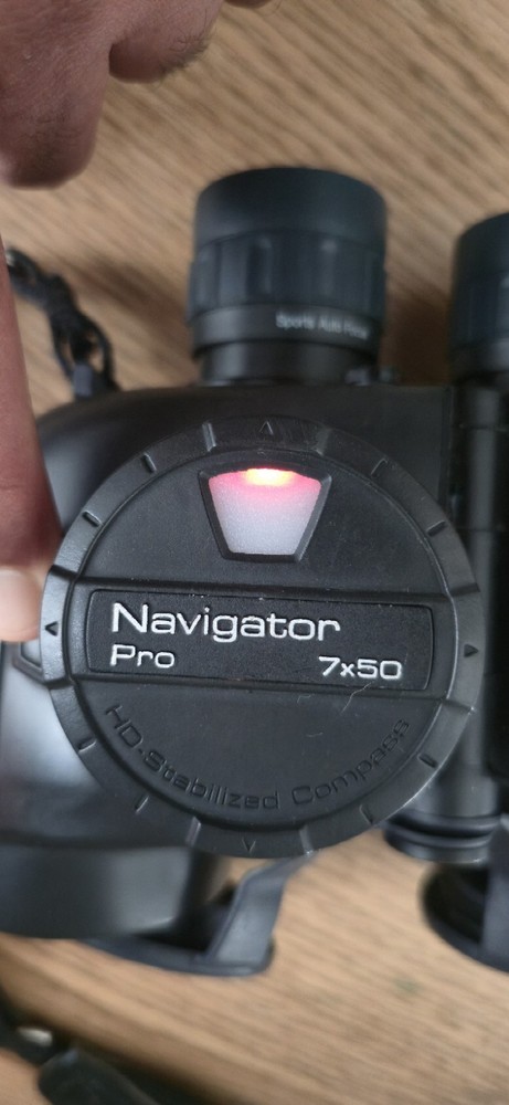 Steiner Navigator Pro 7x50 Binoculars HD-Stabilized Compass Auto Focus Black
