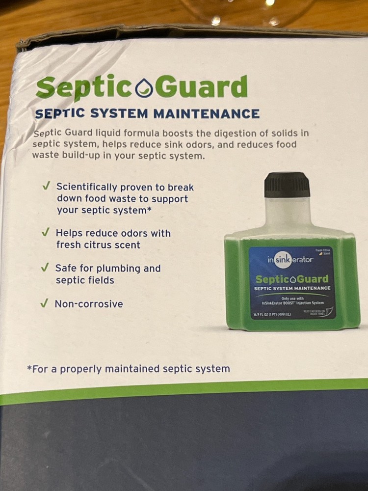 InSinkErator BOOST Injection System with Septic Guard Solution