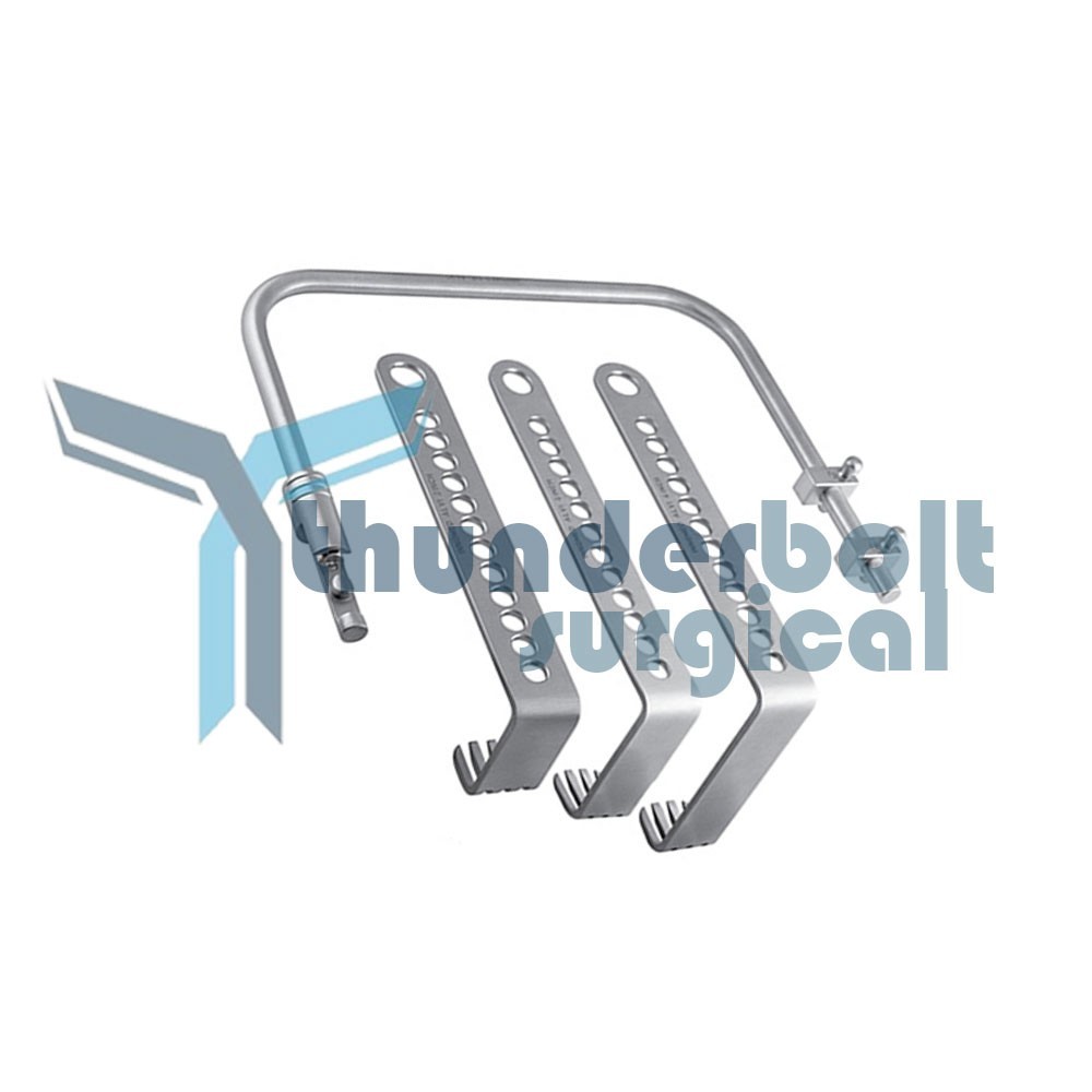 Surgical Charnley Hip Retractor Set With Locking Frame
