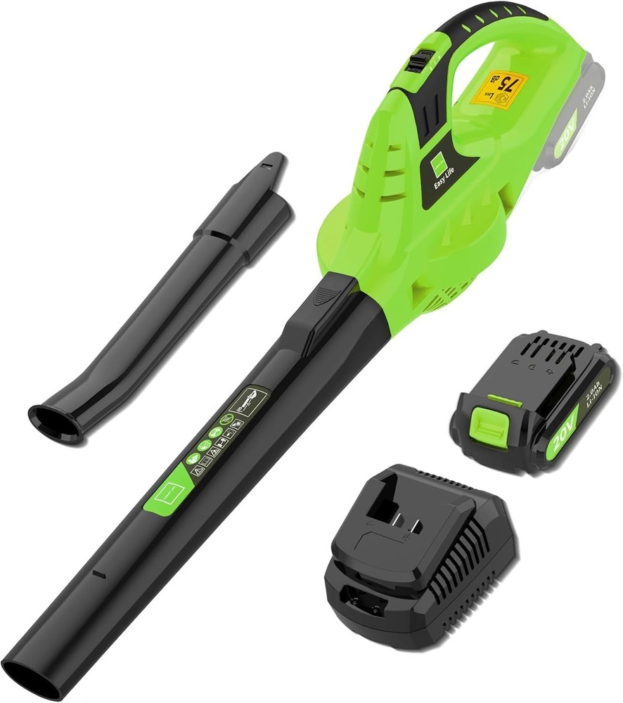 21V Cordless Leaf Blower - Handheld & Lightweight for Effortless Yard Cleanup