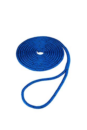 3/8X15 Solid Braid Dock Line MFP, Blue - Attwood 11750-7