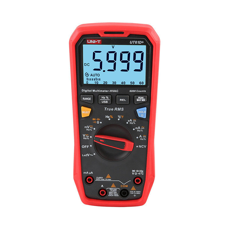 UNI-T UT61B+/UT61D+/UT61E+ Auto Range Digital Multimeter ✦KD