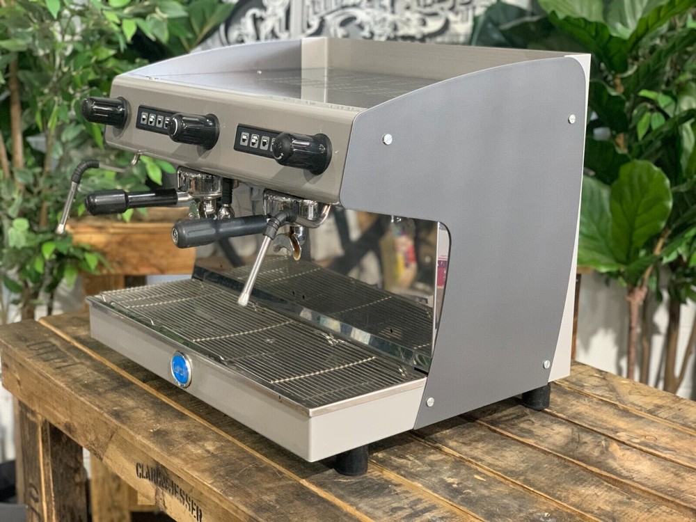 CARIMALI PRATICA E2 2 GROUP HIGH CUP GREY ESPRESSO COFFEE MACHINE
