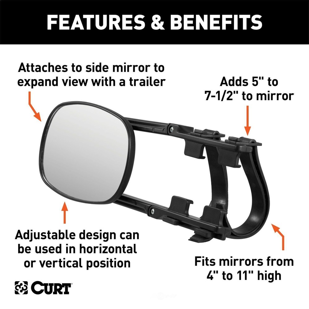 Towing Mirror Curt Manufacturing 20002 CURT MFG INC. 20002