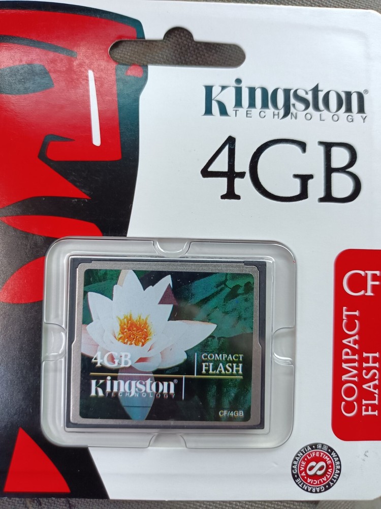 KINGSTON 4GB COMPACT FLASH MEMORY CF CARD CF/4GB