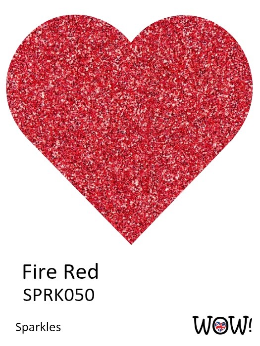 WOW! Sparkles Glitter 15ml-Fire Red
