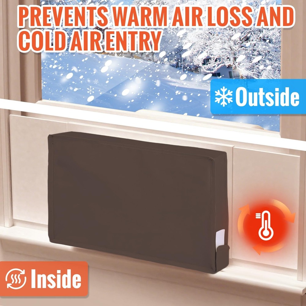 AC Covers for Inside to Protect AC and Winter Insulation, 3 Layers Insulation...