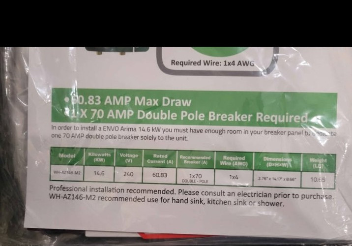 New Envo by Anzzi Single Phase Tankless Water Heater