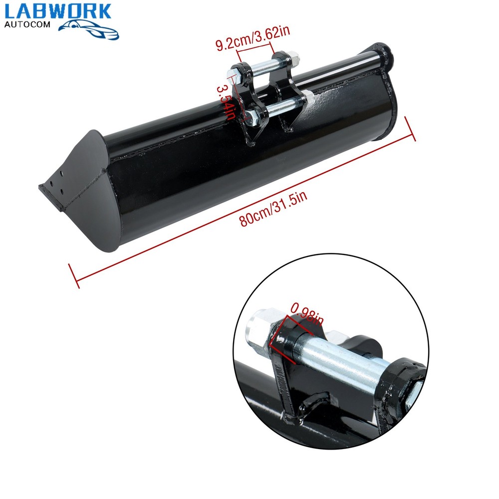 800mm Width flat Bucket Attachment for Mini Excavator