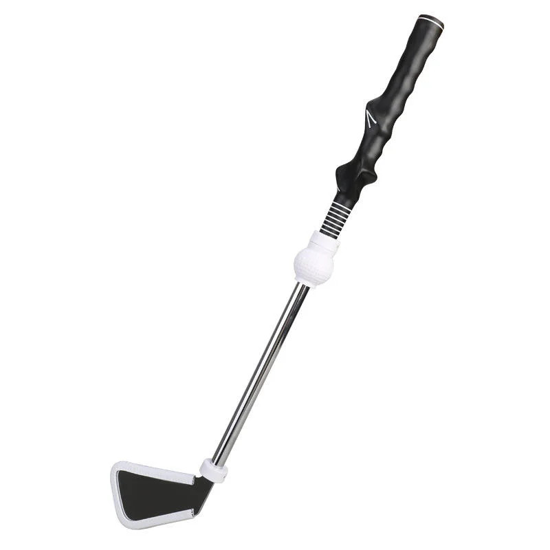 Retractable Golf Swing Trainer Tempo Grip Aid Click Sound Training Tool